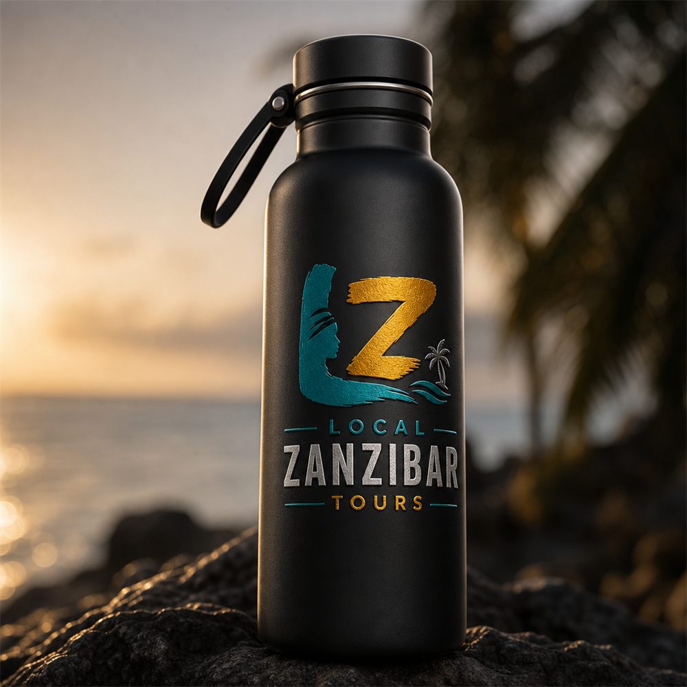 De drinkfles van Local Zanzibar Tours